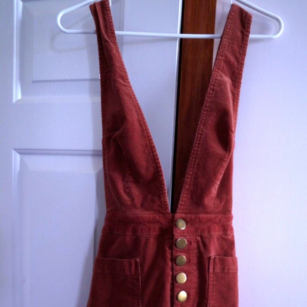 By Together Brown Corduroy Dress Size Small